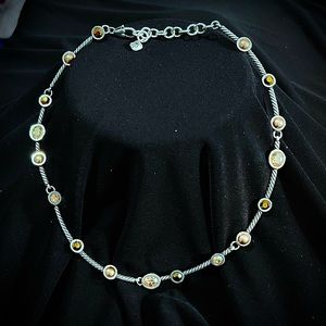 Brighton Gold Swarovski Choker on Necklace